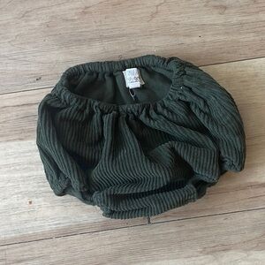 The Simple Folk Olive Green Kids Corduroy Bloomers